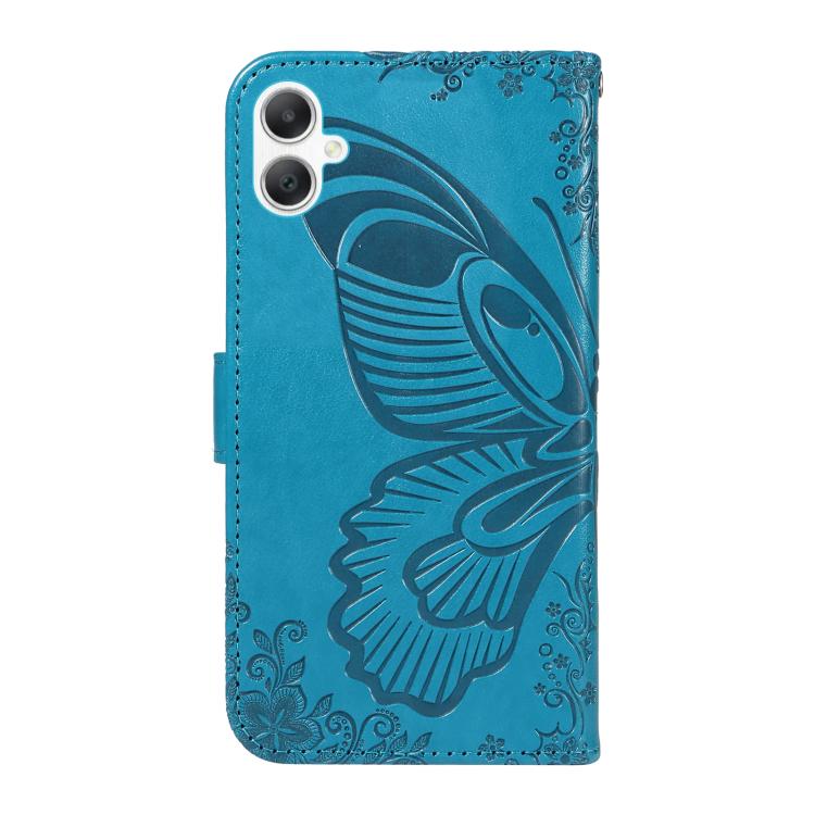 For Samsung Galaxy A06 5G / 4G Swallowtail Butterfly Embossed Leather Phone Case