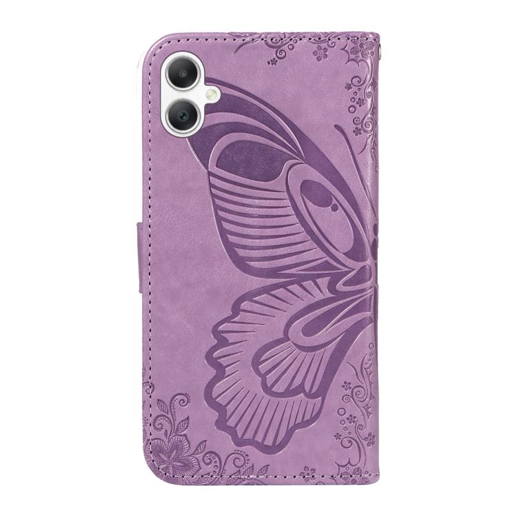 For Samsung Galaxy A06 5G / 4G Swallowtail Butterfly Embossed Leather Phone Case