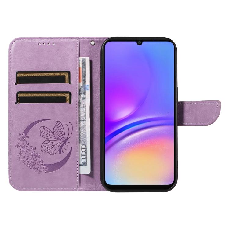 For Samsung Galaxy A06 5G / 4G Swallowtail Butterfly Embossed Leather Phone Case