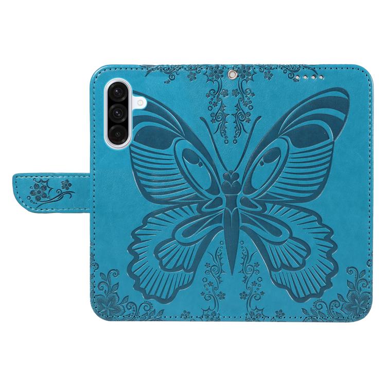 For Samsung Galaxy A56 5G Swallowtail Butterfly Embossed Leather Phone Case