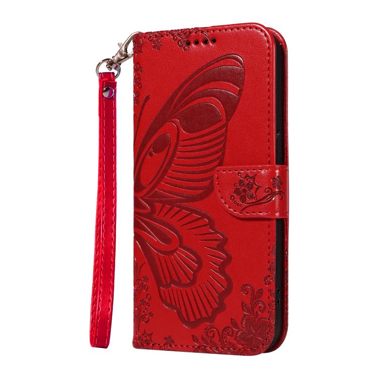 For Samsung Galaxy A56 5G Swallowtail Butterfly Embossed Leather Phone Case