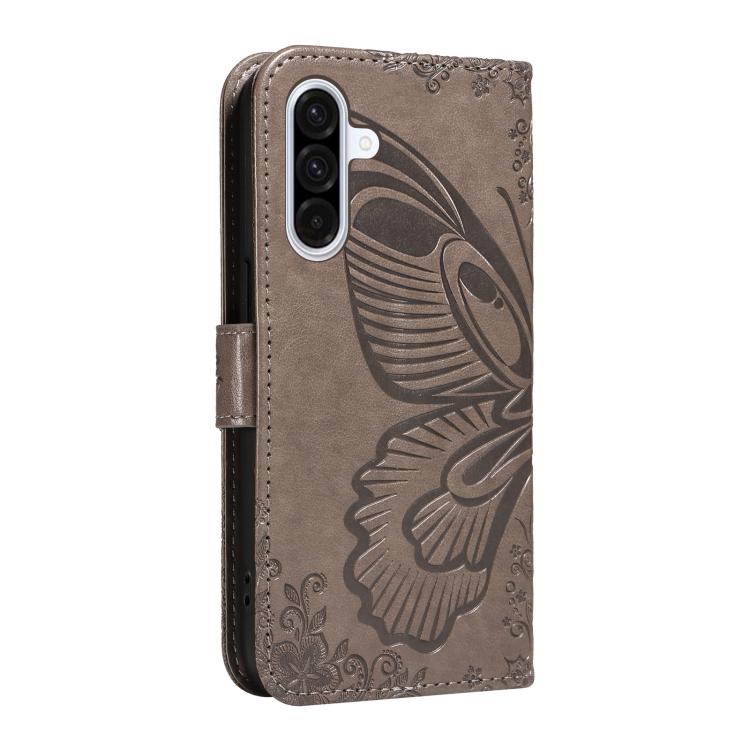 For Samsung Galaxy A56 5G Swallowtail Butterfly Embossed Leather Phone Case