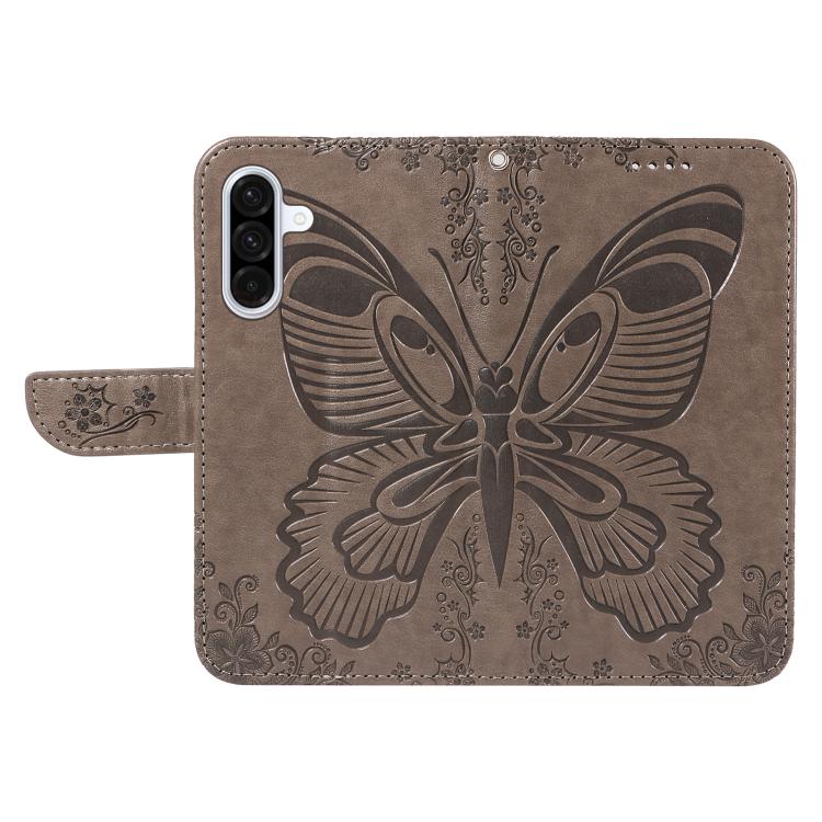 For Samsung Galaxy A56 5G Swallowtail Butterfly Embossed Leather Phone Case