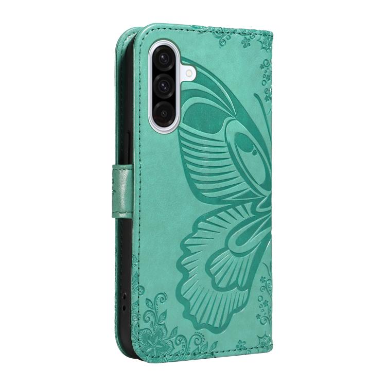 For Samsung Galaxy A56 5G Swallowtail Butterfly Embossed Leather Phone Case