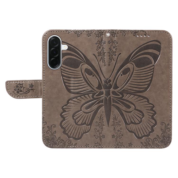 For Samsung Galaxy A37 5G Swallowtail Butterfly Embossed Leather Phone Case