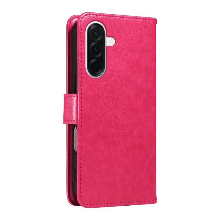 For Samsung Galaxy A37 5G Tree & Cat Embossed Pattern Flip Leather Phone Case
