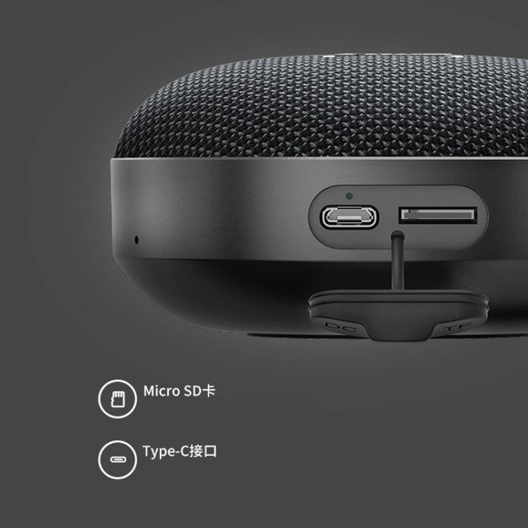 Inwa MZ508 Outdoor Waterproof Portable Wireless Bluetooth Speaker Support TF Card - Black