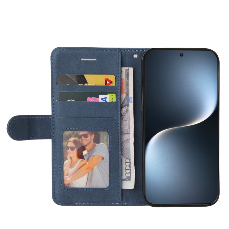 For Honor Magic7 Dual-color Splicing Flip Leather Phone Case
