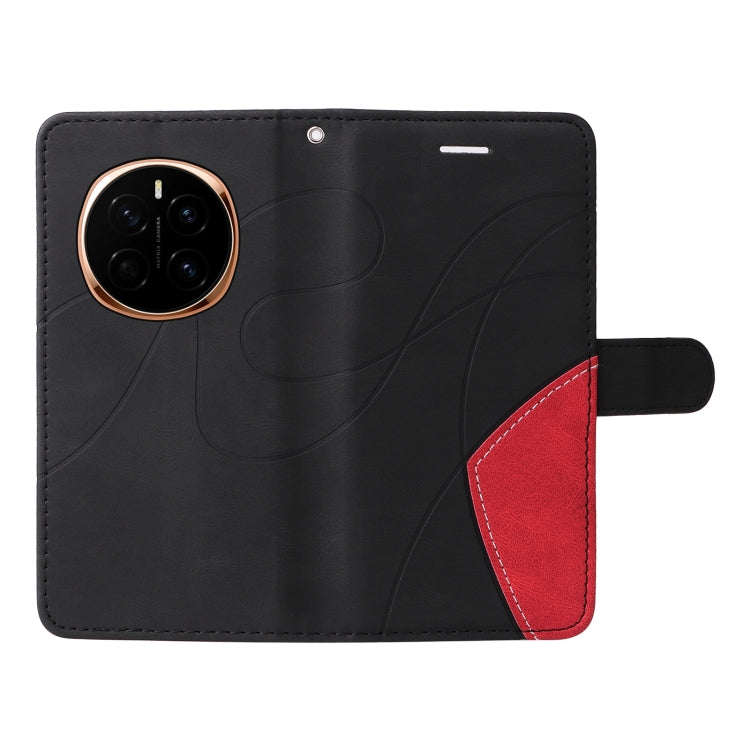 For Honor Magic7 Dual-color Splicing Flip Leather Phone Case
