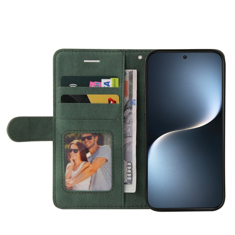 For Honor Magic7 Dual-color Splicing Flip Leather Phone Case