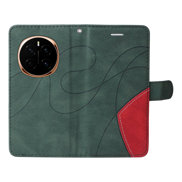For Honor Magic7 Dual-color Splicing Flip Leather Phone Case