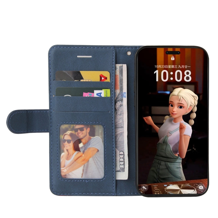 For Honor Magic7 Pro Dual-color Splicing Flip Leather Phone Case