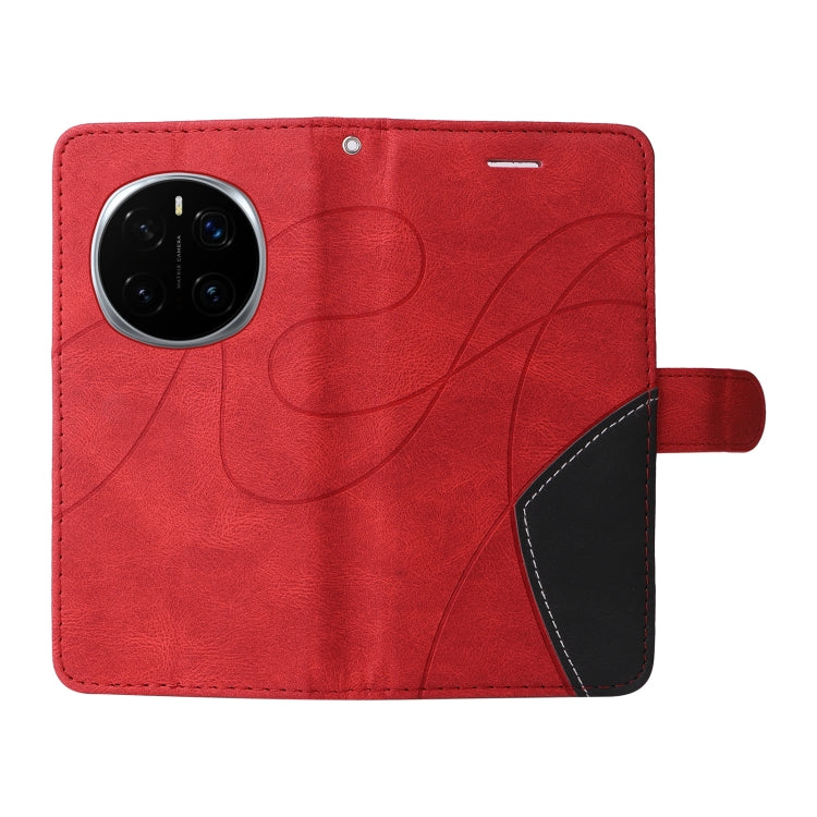 For Honor Magic7 Pro Dual-color Splicing Flip Leather Phone Case