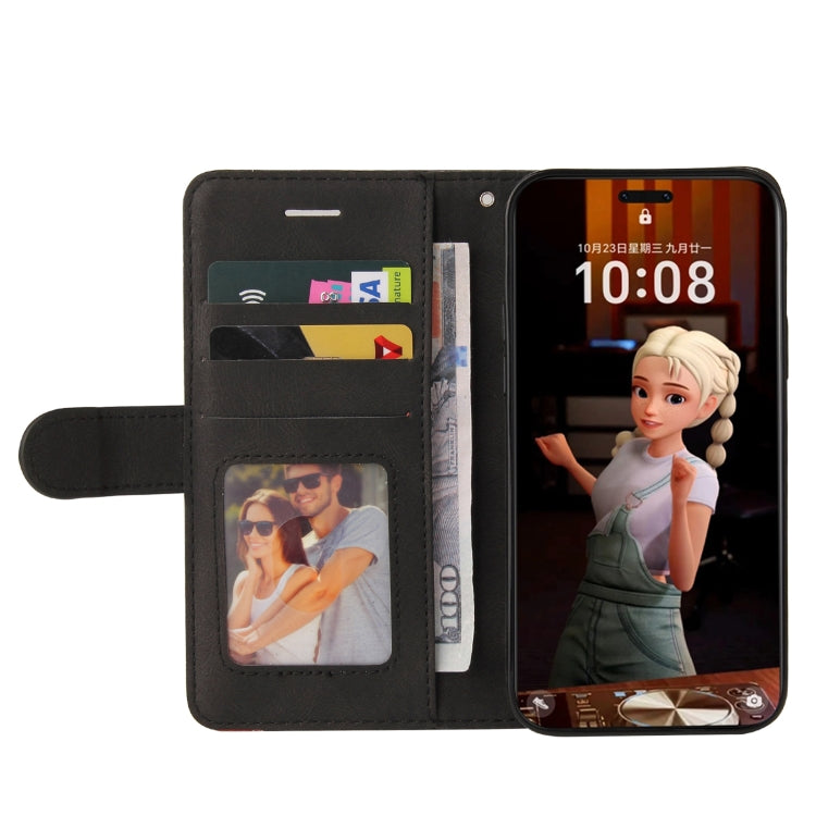 For Honor Magic7 Pro Dual-color Splicing Flip Leather Phone Case