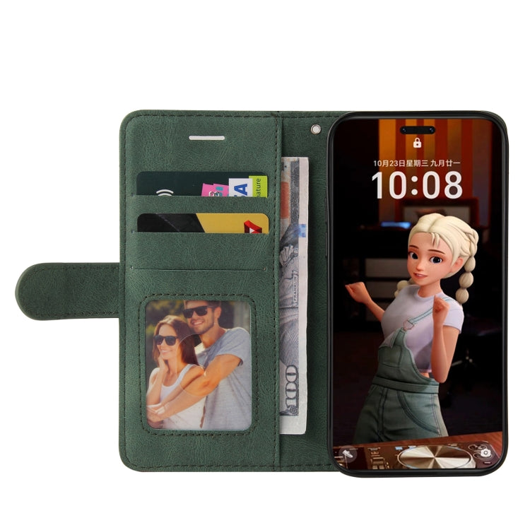 For Honor Magic7 Pro Dual-color Splicing Flip Leather Phone Case