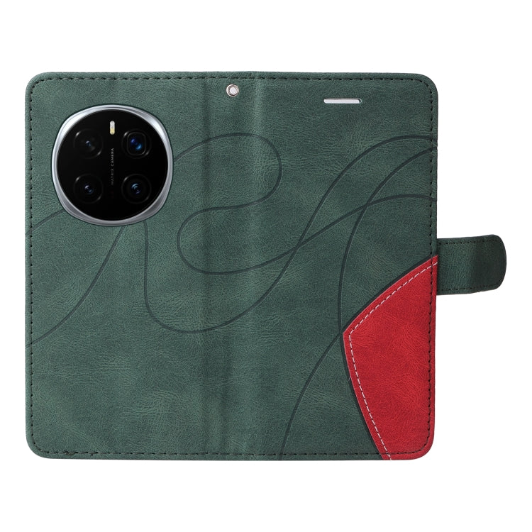 For Honor Magic7 Pro Dual-color Splicing Flip Leather Phone Case