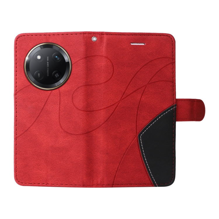 For Honor X9C 5G Global Dual-color Splicing Flip Leather Phone Case
