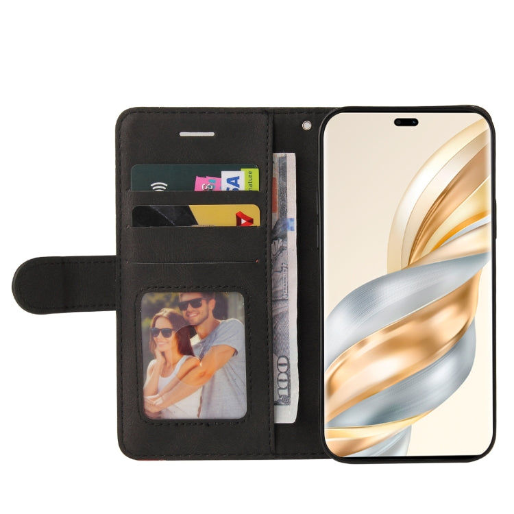 For Honor X9C 5G Global Dual-color Splicing Flip Leather Phone Case