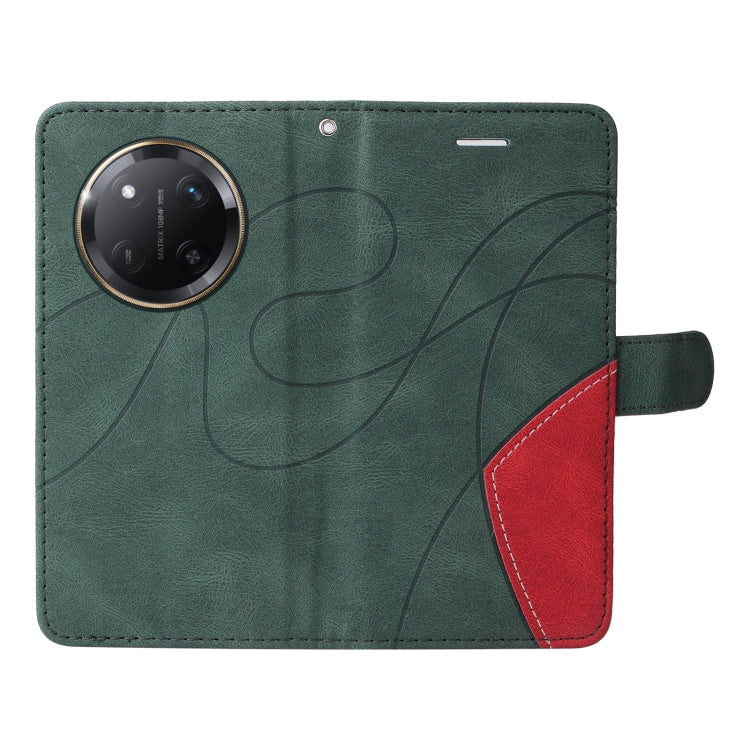 For Honor X9C 5G Global Dual-color Splicing Flip Leather Phone Case