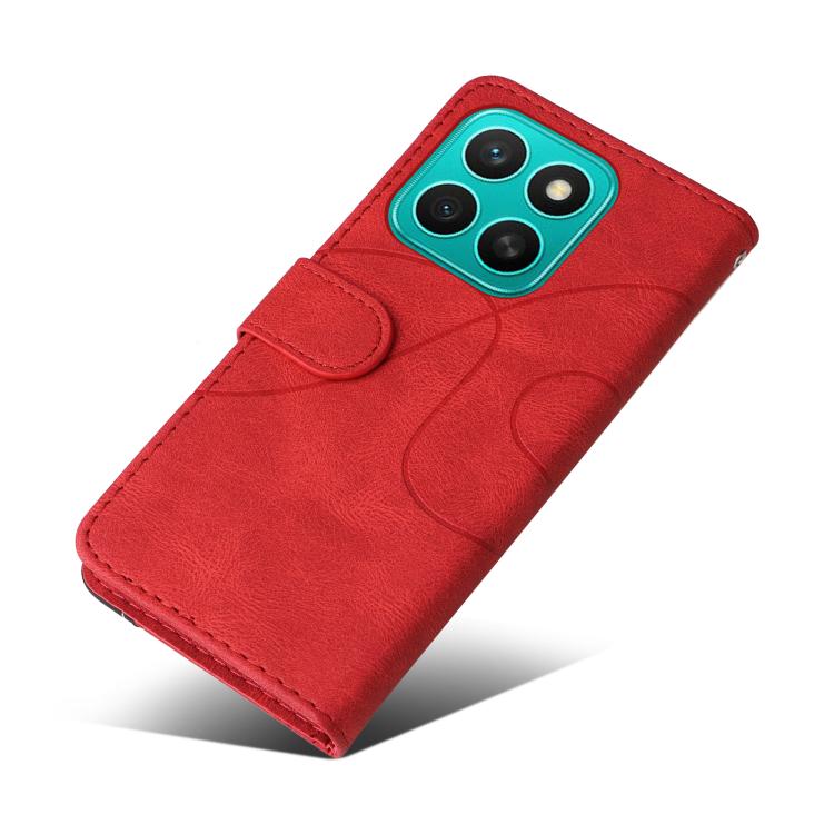 For Honor X8C 4G Global Dual-color Splicing Flip Leather Phone Case
