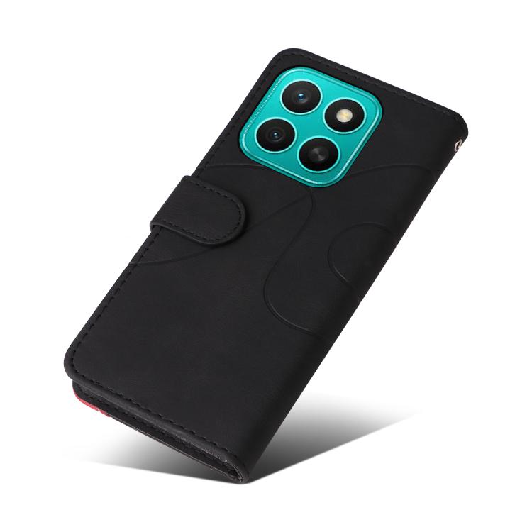 For Honor X8C 4G Global Dual-color Splicing Flip Leather Phone Case