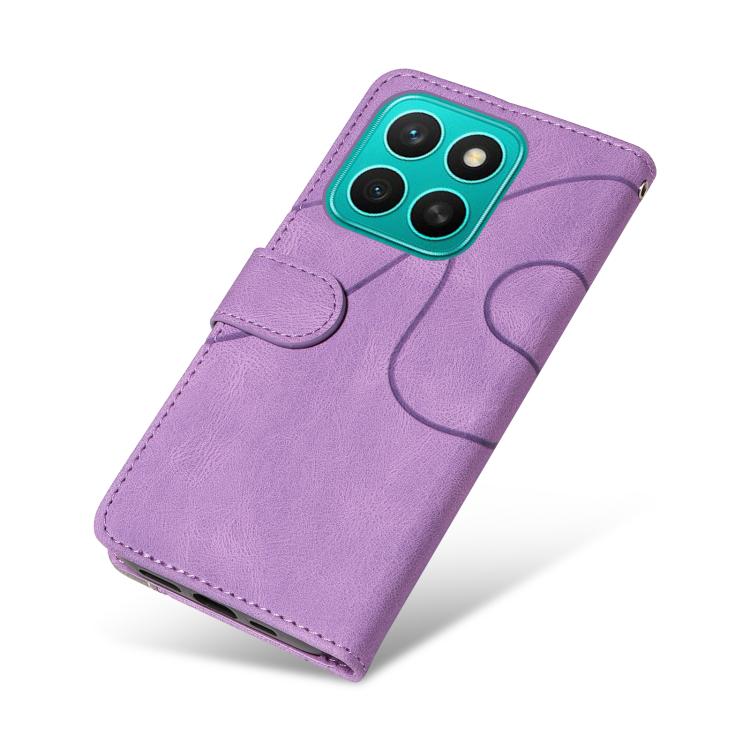 For Honor X8C 4G Global Dual-color Splicing Flip Leather Phone Case