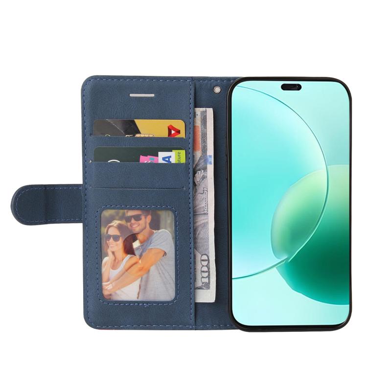 For Honor 400 Lite Global Dual-color Splicing Flip Leather Phone Case