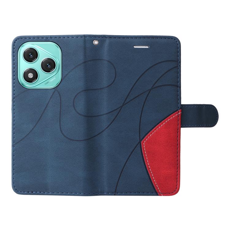 For Honor 400 Lite Global Dual-color Splicing Flip Leather Phone Case