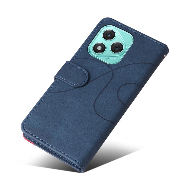 For Honor 400 Lite Global Dual-color Splicing Flip Leather Phone Case