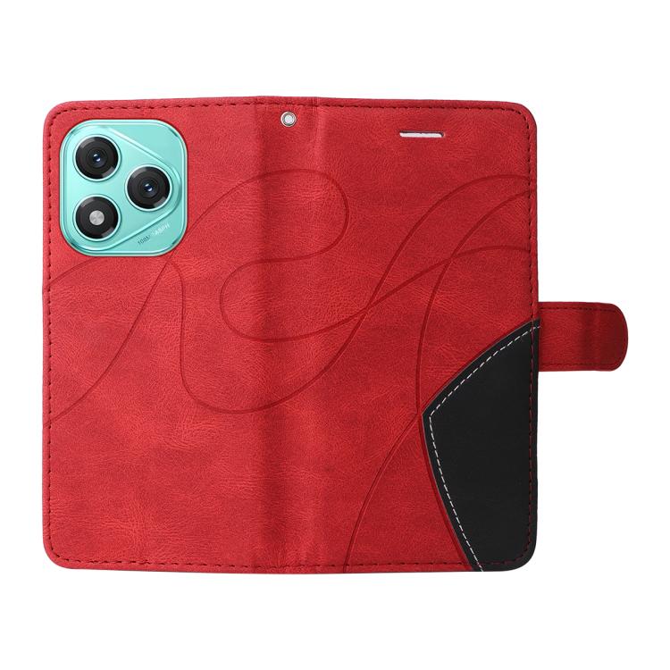 For Honor 400 Lite Global Dual-color Splicing Flip Leather Phone Case