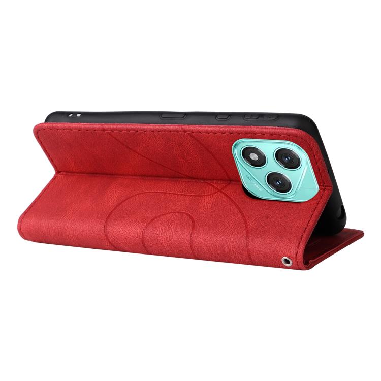For Honor 400 Lite Global Dual-color Splicing Flip Leather Phone Case