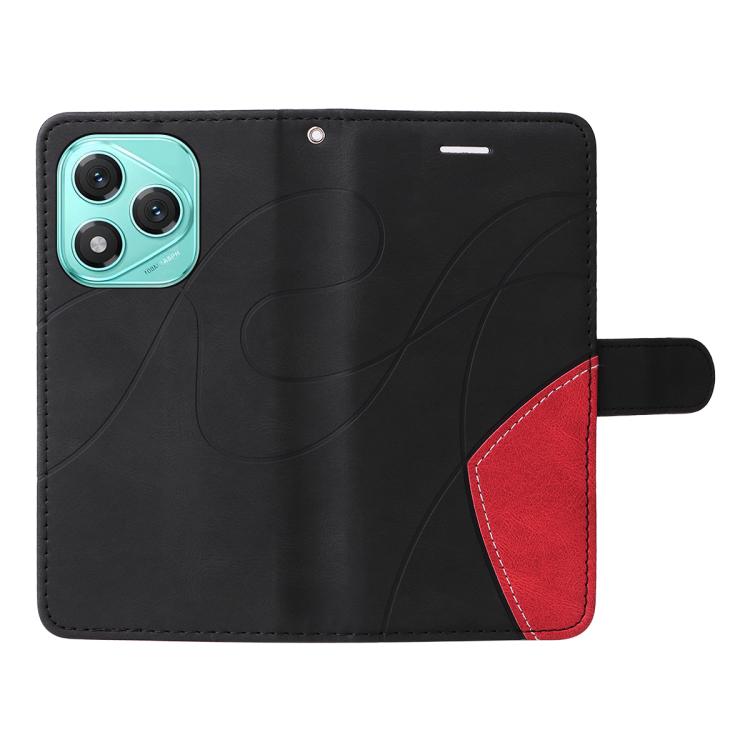 For Honor 400 Lite Global Dual-color Splicing Flip Leather Phone Case