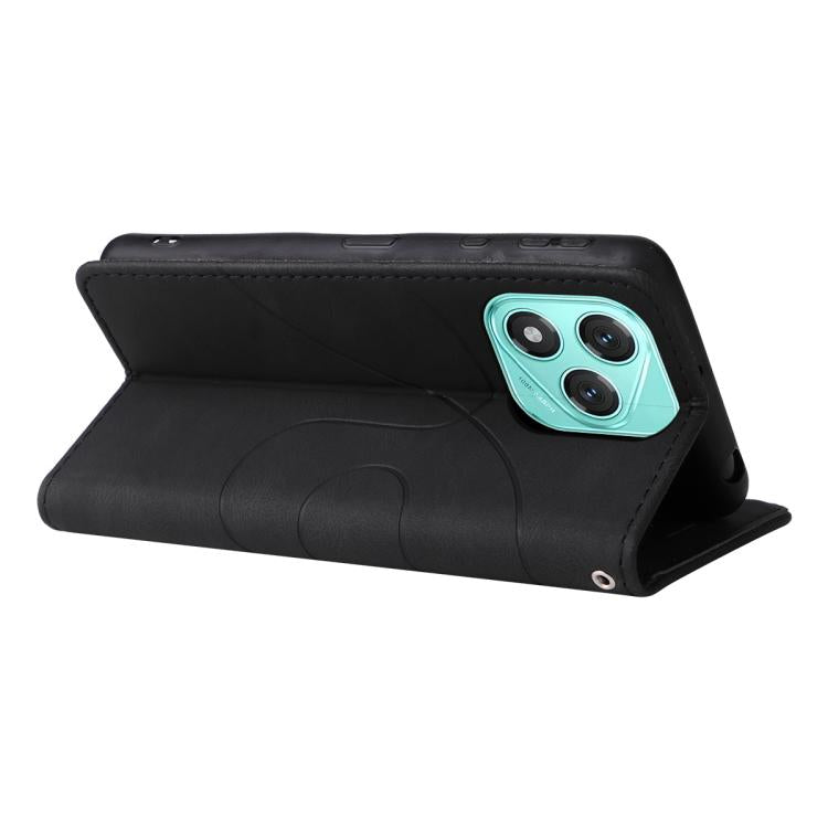 For Honor 400 Lite Global Dual-color Splicing Flip Leather Phone Case