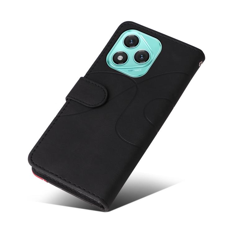 For Honor 400 Lite Global Dual-color Splicing Flip Leather Phone Case