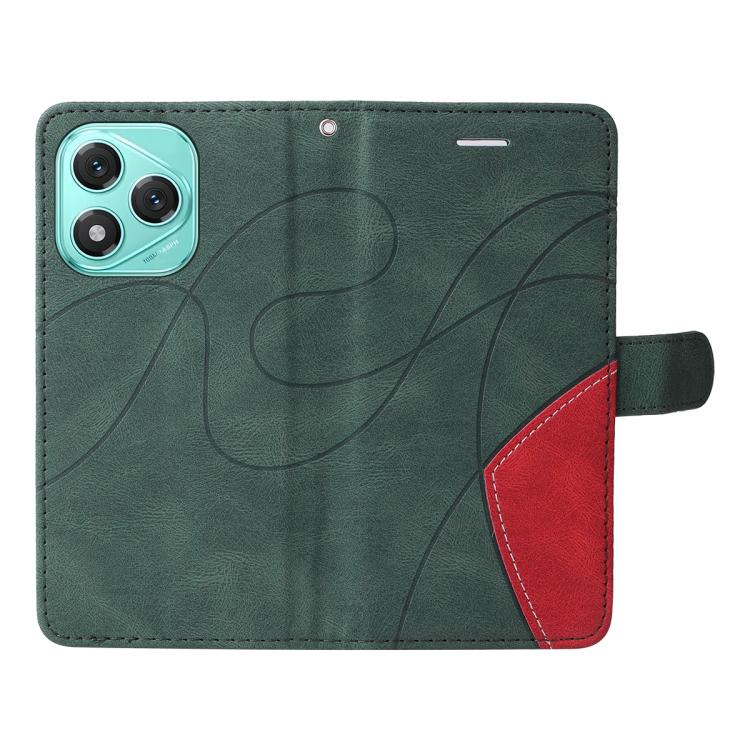 For Honor 400 Lite Global Dual-color Splicing Flip Leather Phone Case
