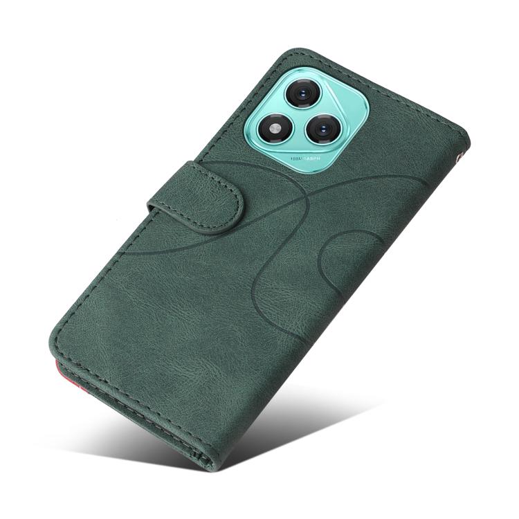 For Honor 400 Lite Global Dual-color Splicing Flip Leather Phone Case