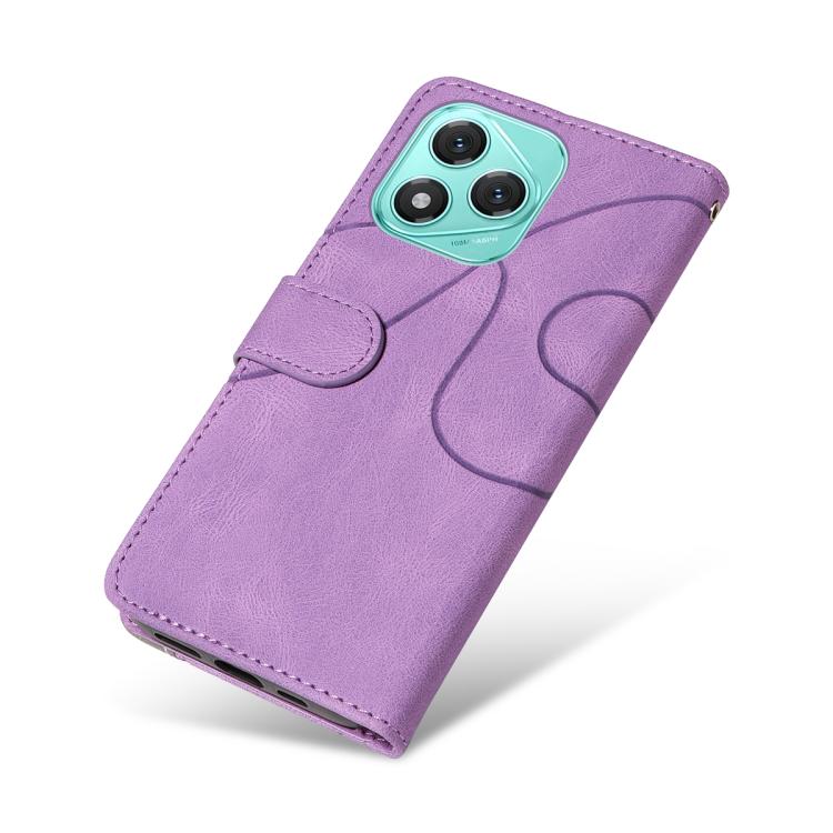 For Honor 400 Lite Global Dual-color Splicing Flip Leather Phone Case