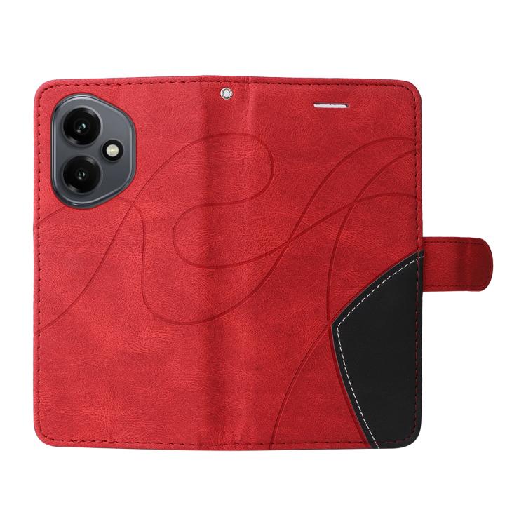 For Honor 400 Global 156.5mm Dual-color Splicing Flip Leather Phone Case