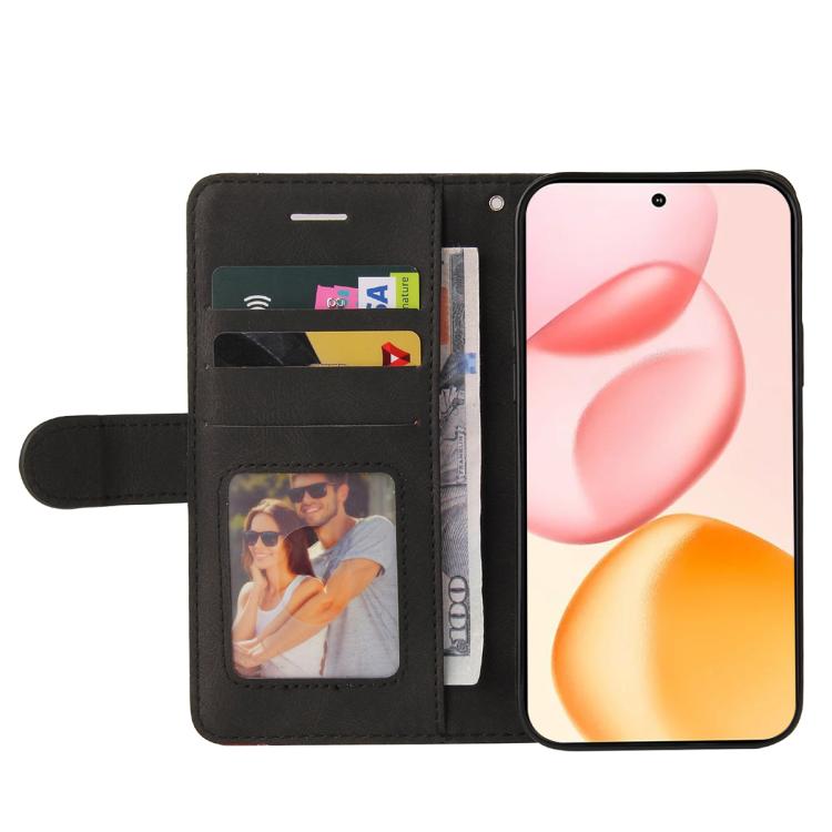 For Honor 400 Global 156.5mm Dual-color Splicing Flip Leather Phone Case