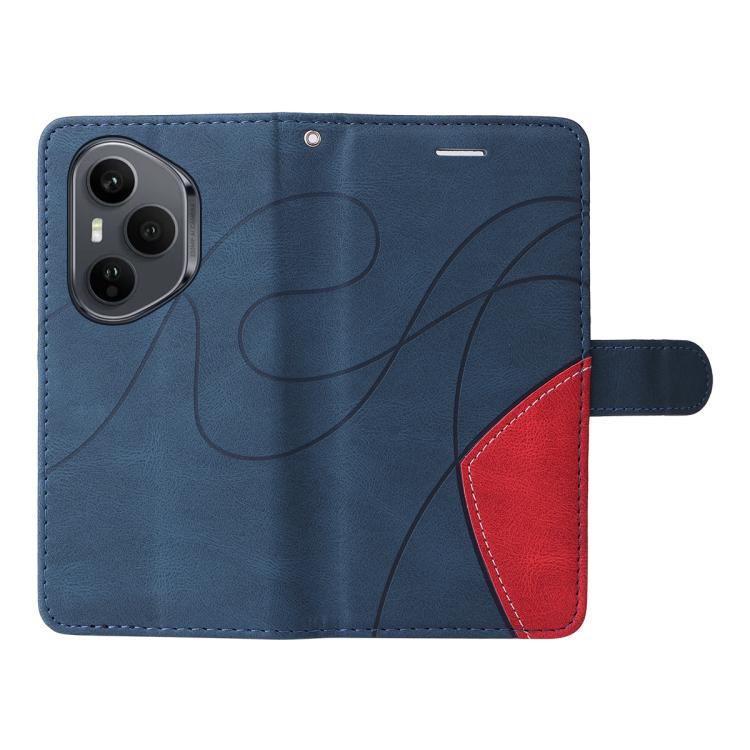 For Honor 400 Pro Global 160.8mm Dual-color Splicing Flip Leather Phone Case