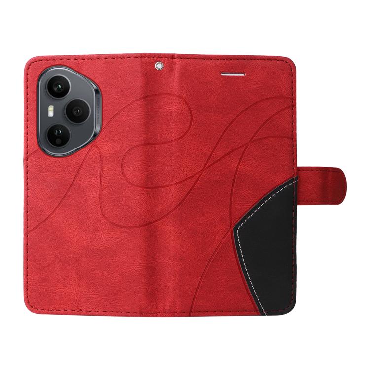 For Honor 400 Pro Global 160.8mm Dual-color Splicing Flip Leather Phone Case