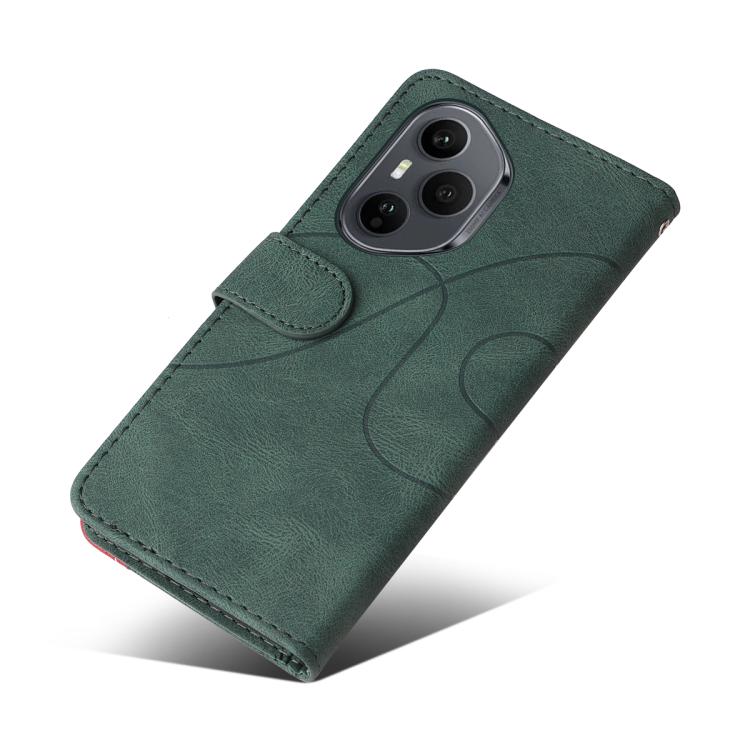 For Honor 400 Pro Global 160.8mm Dual-color Splicing Flip Leather Phone Case