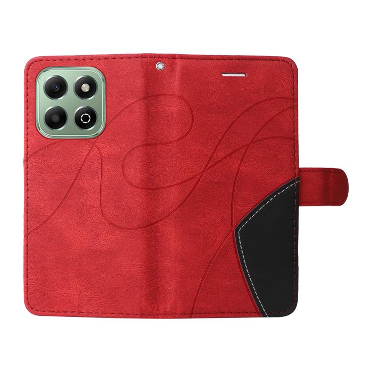 For Honor X6c / X6b / X6a / X5b Dual-color Splicing Flip Leather Phone Case