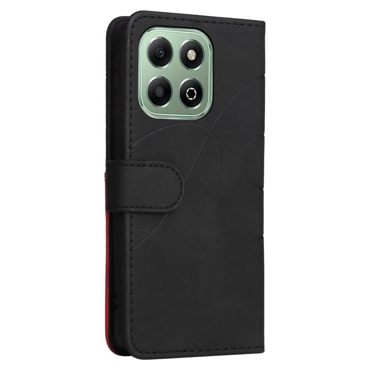 For Honor X6c / X6b / X6a / X5b Dual-color Splicing Flip Leather Phone Case