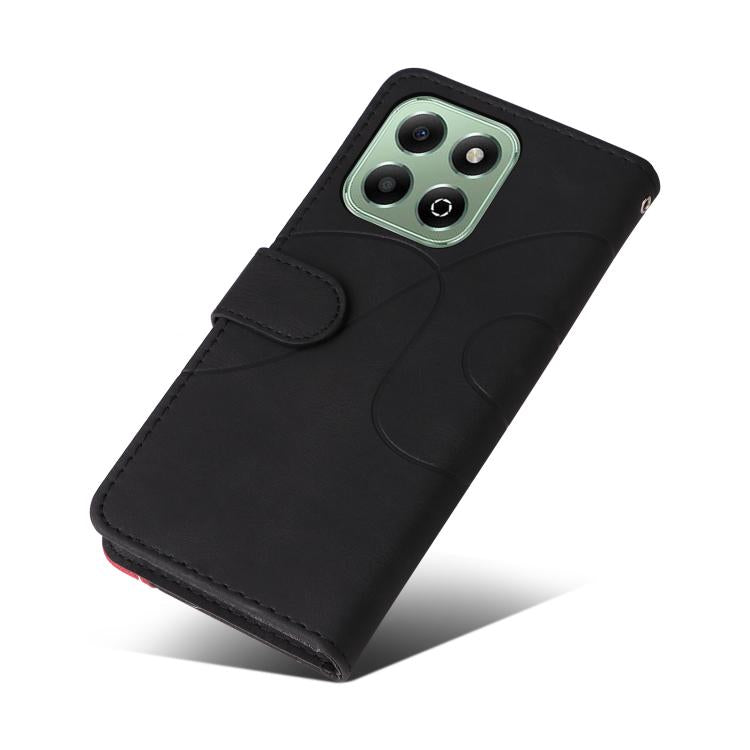 For Honor X6c / X6b / X6a / X5b Dual-color Splicing Flip Leather Phone Case