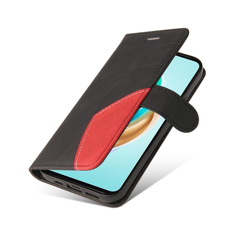 For Honor X6c / X6b / X6a / X5b Dual-color Splicing Flip Leather Phone Case