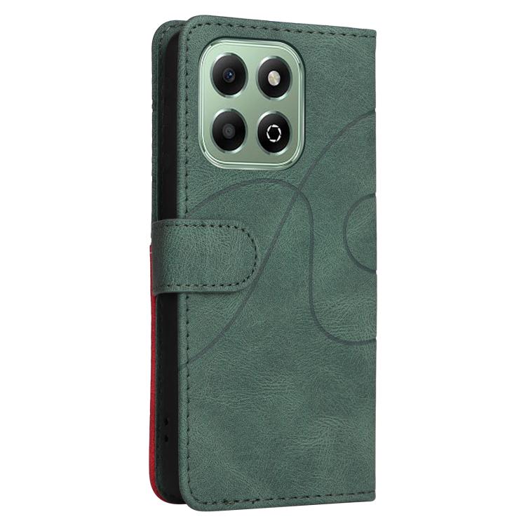 For Honor X6c / X6b / X6a / X5b Dual-color Splicing Flip Leather Phone Case