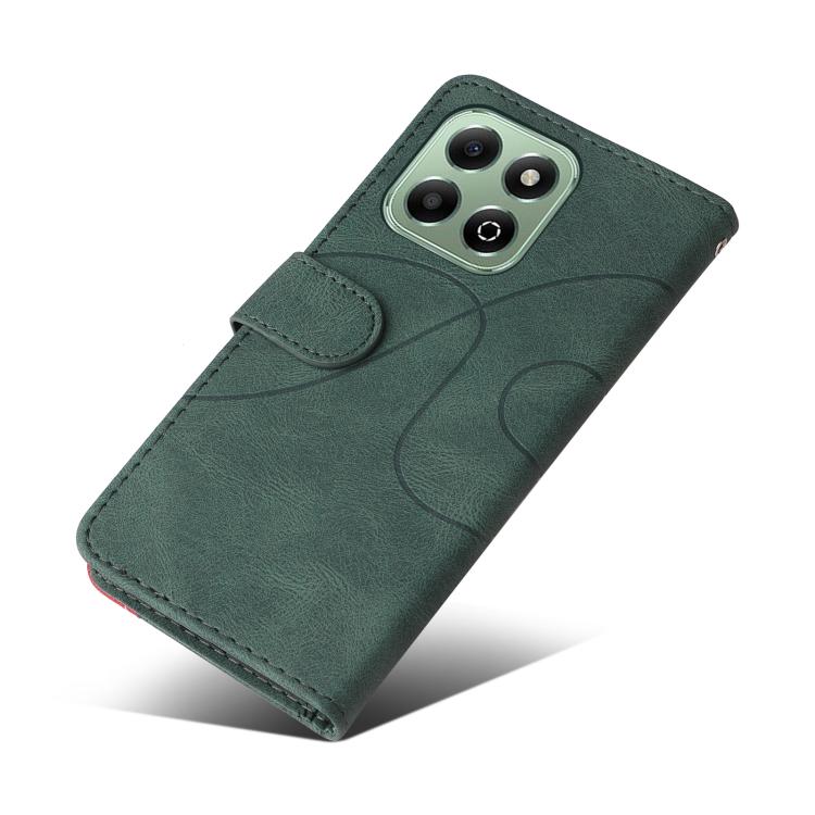 For Honor X6c / X6b / X6a / X5b Dual-color Splicing Flip Leather Phone Case