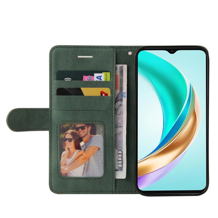 For Honor X6c / X6b / X6a / X5b Dual-color Splicing Flip Leather Phone Case