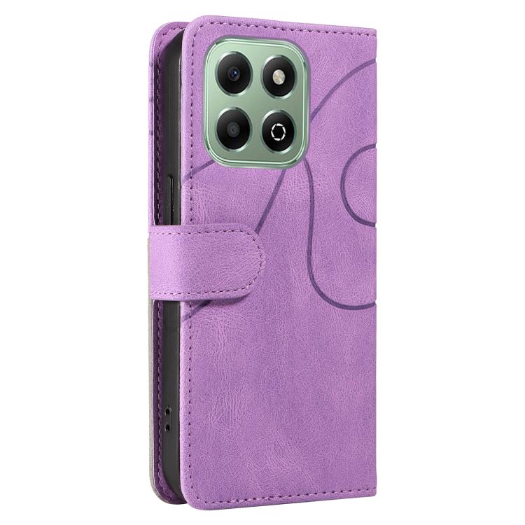 For Honor X6c / X6b / X6a / X5b Dual-color Splicing Flip Leather Phone Case